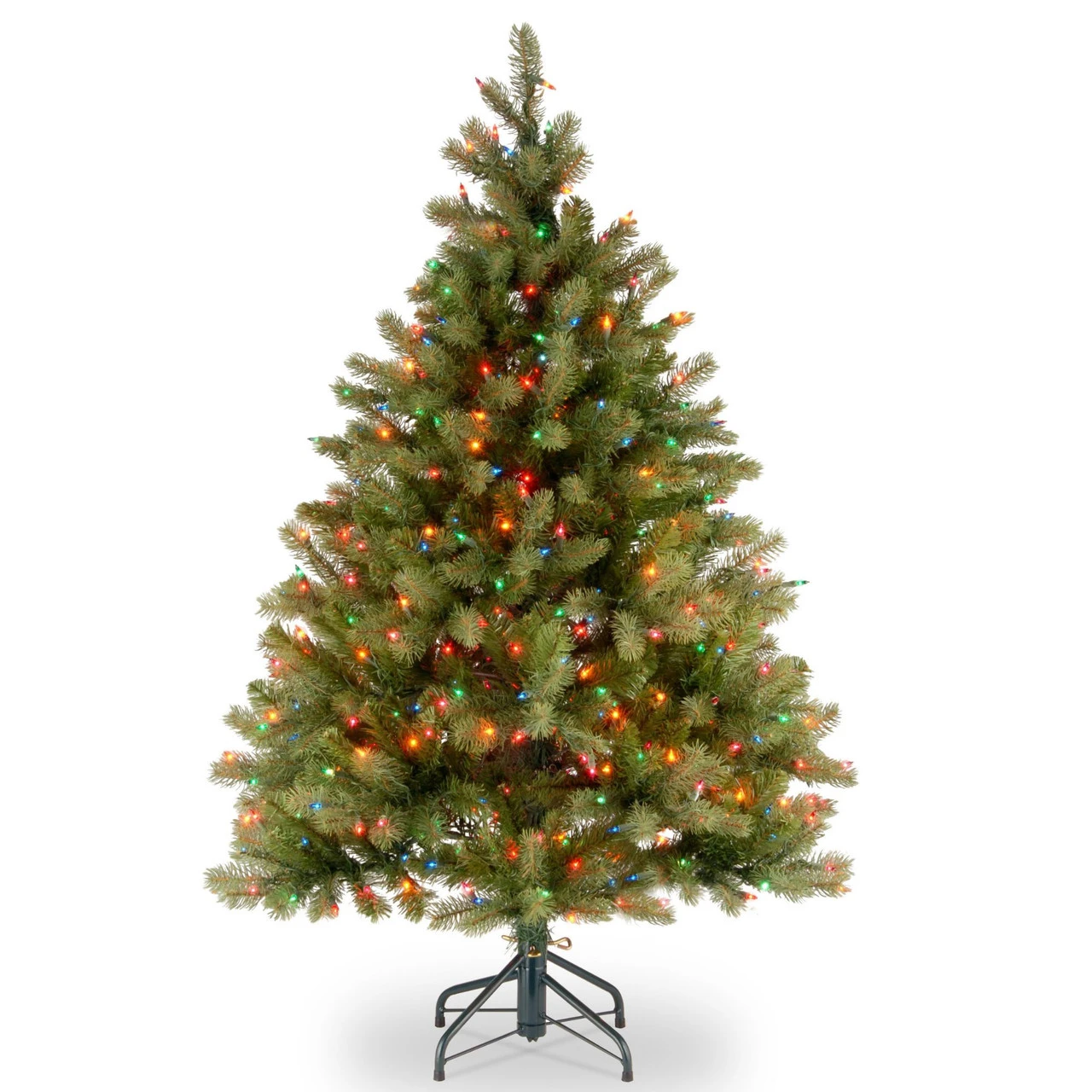 4.5’ Pre-Lit Downswept Douglas Fir Artificial Christmas Tree - Multi-Color Lights 3 4.5’ Pre-Lit Downswept Douglas Fir Artificial Christmas Tree - Multi-Color Lights