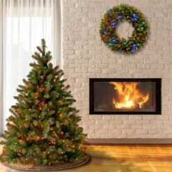4.5’ Pre-Lit Downswept Douglas Fir Artificial Christmas Tree - Multi-Color Lights 7 4.5’ Pre-Lit Downswept Douglas Fir Artificial Christmas Tree - Multi-Color Lights -Christmas Decoration Store dnat pedd1 325 45 3 22337.1667656558