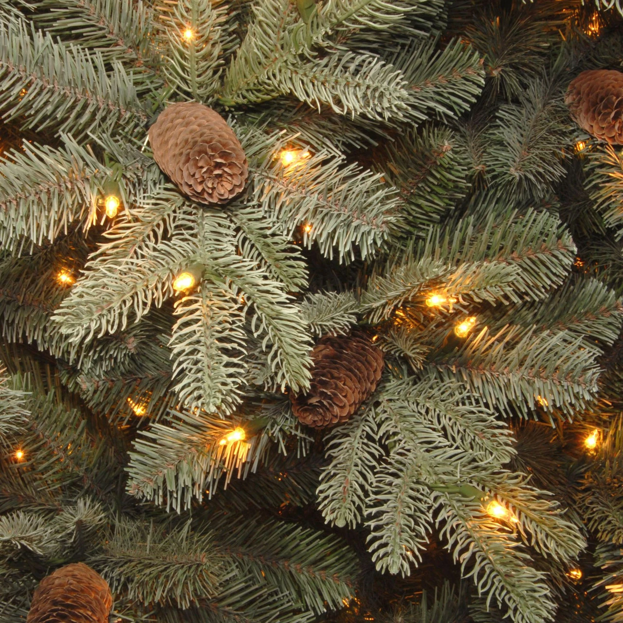 7.5' Frosted Arctic Spruce Artificial Christmas Tree - Clear Lights 4 7.5' Frosted Arctic Spruce Artificial Christmas Tree - Clear Lights - Image 2