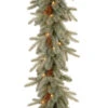 9' Pre-Lit Artificial Christmas Garland - Clear Lights