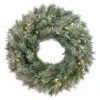 24" Pre-Lit LED Snowy Stonington Fir Artificial Christmas Wreath - Warm White Lights 1 24" Pre-Lit LED Snowy Stonington Fir Artificial Christmas Wreath - Warm White Lights -Christmas Decoration Store dnat pegs3 300 24wb1 1 86823.1667574285