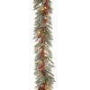 9' X 12" Pre-Lit Snowy Bristle Berry Artificial Christmas Garland - Clear Lights 2 9' X 12" Pre-Lit Snowy Bristle Berry Artificial Christmas Garland - Clear Lights -Christmas Decoration Store dnat pesb3 300 9b 1 1 00923.1667531748