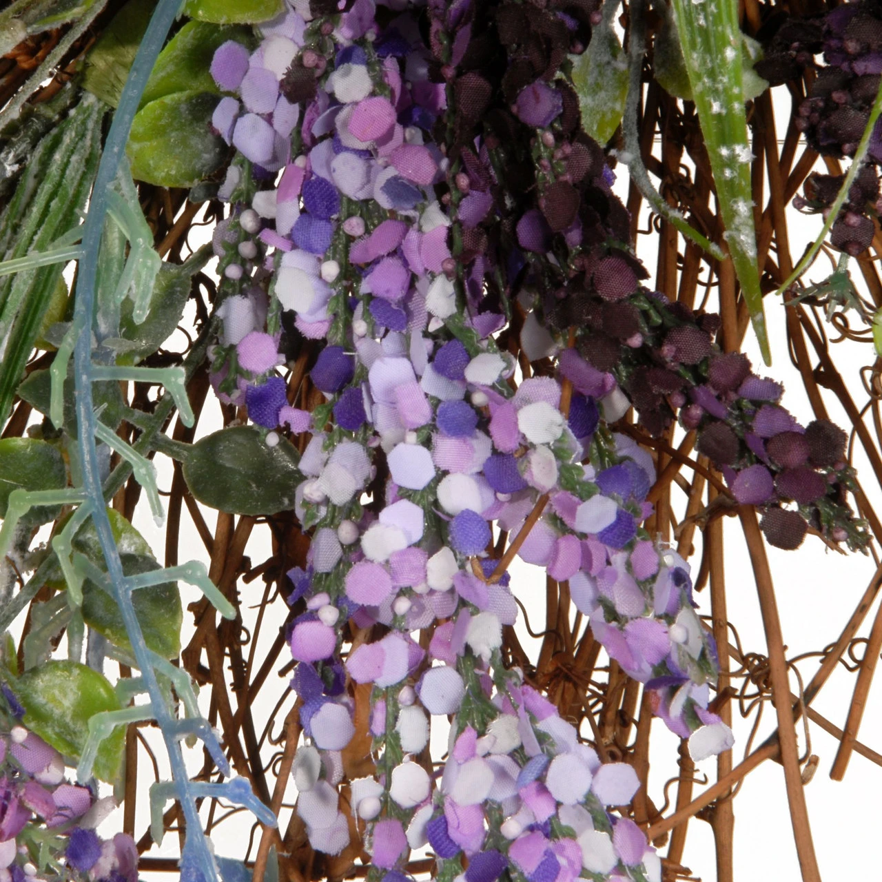 Mixed Leaf Spring Artificial Wreath - 22-Inch, Unlit 4 Mixed Leaf Spring Artificial Wreath - 22-Inch, Unlit - Image 2