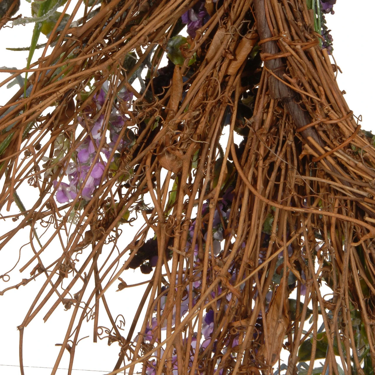 Mixed Leaf Spring Artificial Wreath - 22-Inch, Unlit 5 Mixed Leaf Spring Artificial Wreath - 22-Inch, Unlit - Image 3