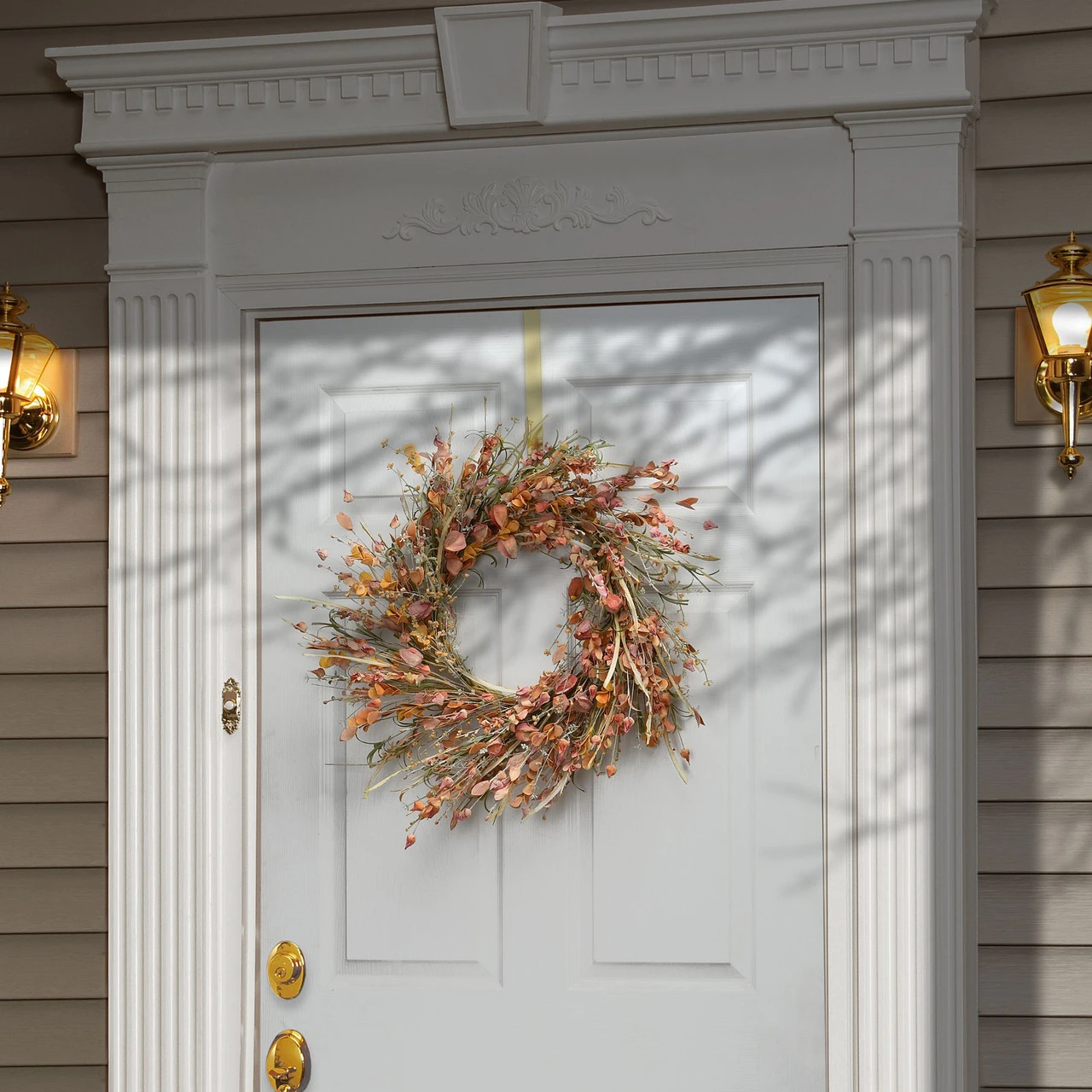 Wild Flowers Artificial Thanksgiving Wreath - 22-Inch, Unlit 5 Wild Flowers Artificial Thanksgiving Wreath - 22-Inch, Unlit - Image 3