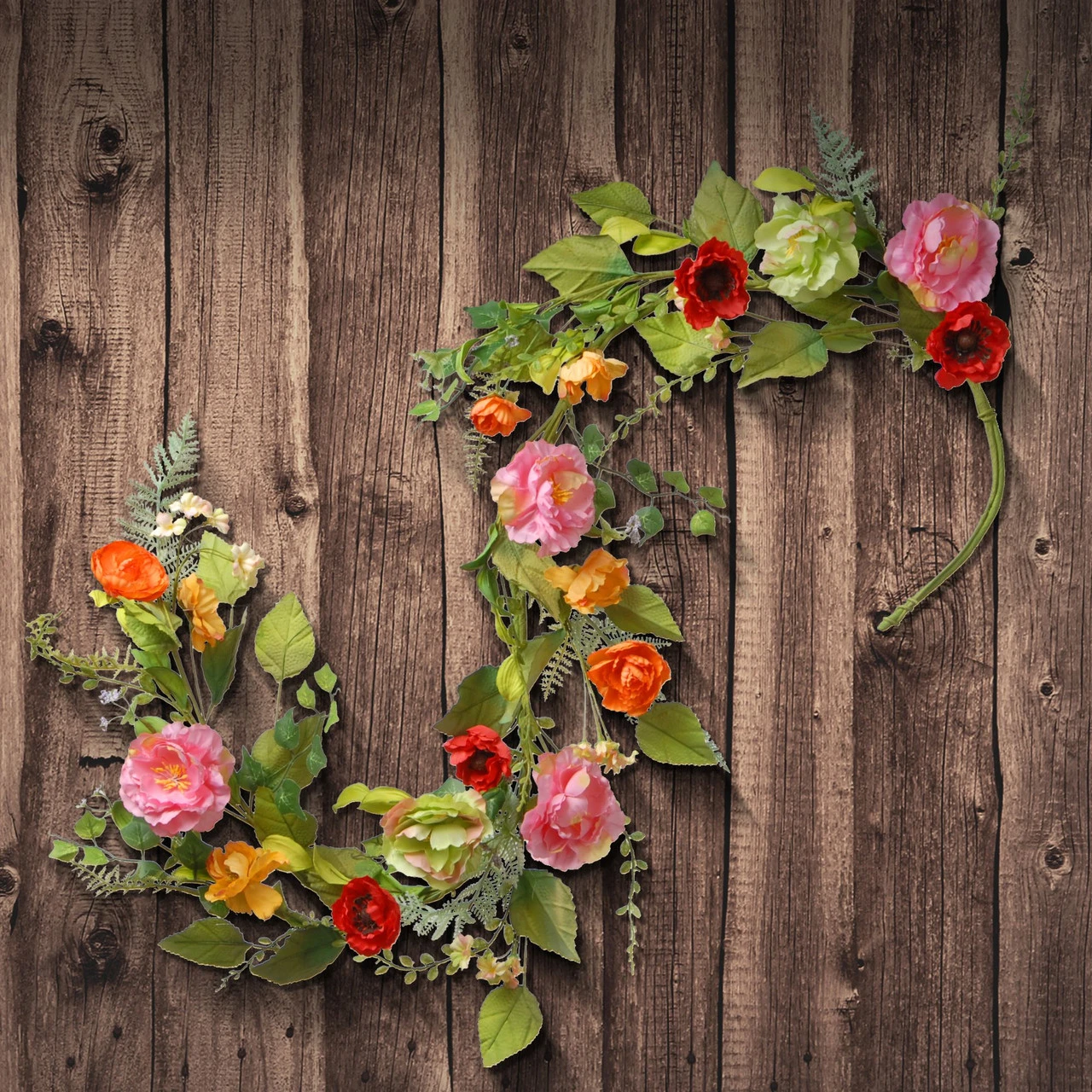 5' Spring Flower Garland 6 5' Spring Flower Garland - Image 4