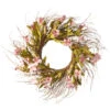Pink Dogwood Artificial Flower Wreath - 22-Inch 2 Pink Dogwood Artificial Flower Wreath - 22-Inch -Christmas Decoration Store dnat ras sam6309 1 10653.1667530500