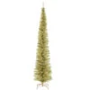 9' Pencil Champagne Gold Tinsel Artificial Christmas Tree - Unlit 2 9' Pencil Champagne Gold Tinsel Artificial Christmas Tree - Unlit -Christmas Decoration Store dnat tt33 702 90 41887.1667533843