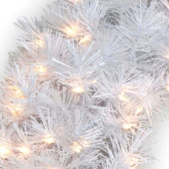30" Wispy Willow Grande White Wreath With Clear Lights -Christmas Decoration Store dnat wogw1 304 30w 1 3 62242.1667684334