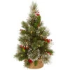 18" Pre-Lit Medium Wintry Pine Artificial Christmas Tree - Warm White Lights 2 18" Pre-Lit Medium Wintry Pine Artificial Christmas Tree - Warm White Lights -Christmas Decoration Store dnat wp1 345 18 b1 1 51862.1667569282