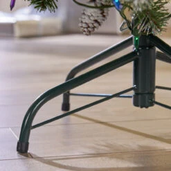 4.5' Pre-Lit Full Mixed Spruce Artificial Christmas Tree With Frosted Branches - Multicolor Lights 11 4.5' Pre-Lit Full Mixed Spruce Artificial Christmas Tree With Frosted Branches - Multicolor Lights -Christmas Decoration Store dnhhf 307367 4 35604.1667678361