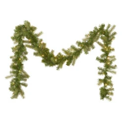 9' X 10" Pre-Lit Mixed Spruce Artificial Christmas Garland - Warm White LED Lights 11 9' X 10" Pre-Lit Mixed Spruce Artificial Christmas Garland - Warm White LED Lights -Christmas Decoration Store dnhhf 307390 4 61143.1667487238