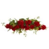 2.5' Geranium And Berry Artificial Christmas Swag, Unlit -Christmas Decoration Store dnnl204574 1 19856.1681814470