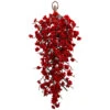 Plum Blossom Teardrop Spring Artificial Wreath, 28-Inch, Unlit -Christmas Decoration Store dnnl204883 1 87707.1688110072