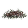 28" Iced Pinecone Artificial Christmas Swag, Unlit 1 28" Iced Pinecone Artificial Christmas Swag, Unlit -Christmas Decoration Store dnnl204886 19487.1681814274