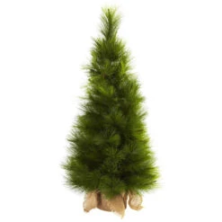 3' Pre-Lit Artificial Christmas Tree With Burlap Bag, Clear Lights 12 3' Pre-Lit Artificial Christmas Tree With Burlap Bag, Clear Lights -Christmas Decoration Store dnnl205372 4 94200.1681814046