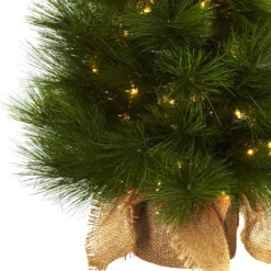 3' Pre-Lit Artificial Christmas Tree With Burlap Bag, Clear Lights 14 3' Pre-Lit Artificial Christmas Tree With Burlap Bag, Clear Lights -Christmas Decoration Store dnnl205372 6 31506.1681814046