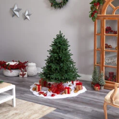 5’ Pre-Lit Flocked North Carolina Fir Artificial Christmas Tree, Warm White Lights 14 5’ Pre-Lit Flocked North Carolina Fir Artificial Christmas Tree, Warm White Lights -Christmas Decoration Store dnnl20t3337 5 63743.1680557239