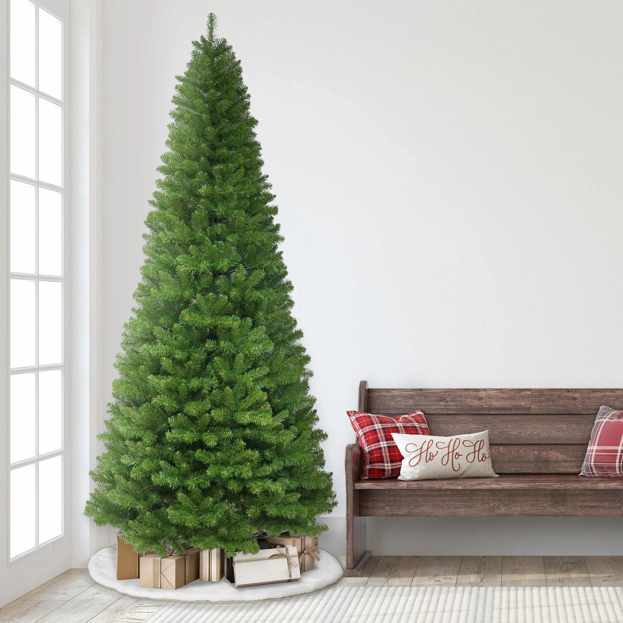 9' Virginia Pine Artificial Christmas Tree, Unlit 4 9' Virginia Pine Artificial Christmas Tree, Unlit - Image 2