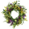 Yellow And Purple Daisy Faux Twig Spring Mixed Floral Wreath - 24-Inch, Unlit 1 Yellow And Purple Daisy Faux Twig Spring Mixed Floral Wreath - 24-Inch, Unlit -Christmas Decoration Store dpul 305 dw0623 24 1 80275.1667563209