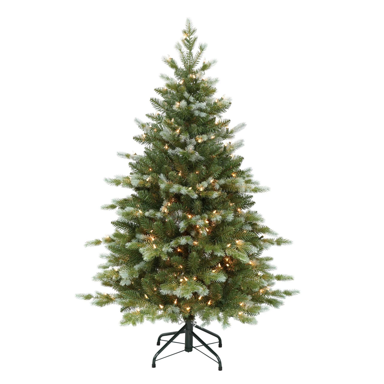 4.5' Pre-Lit Slim Colorado Spruce Artificial Christmas Tree, Clear Lights 3 4.5' Pre-Lit Slim Colorado Spruce Artificial Christmas Tree, Clear Lights