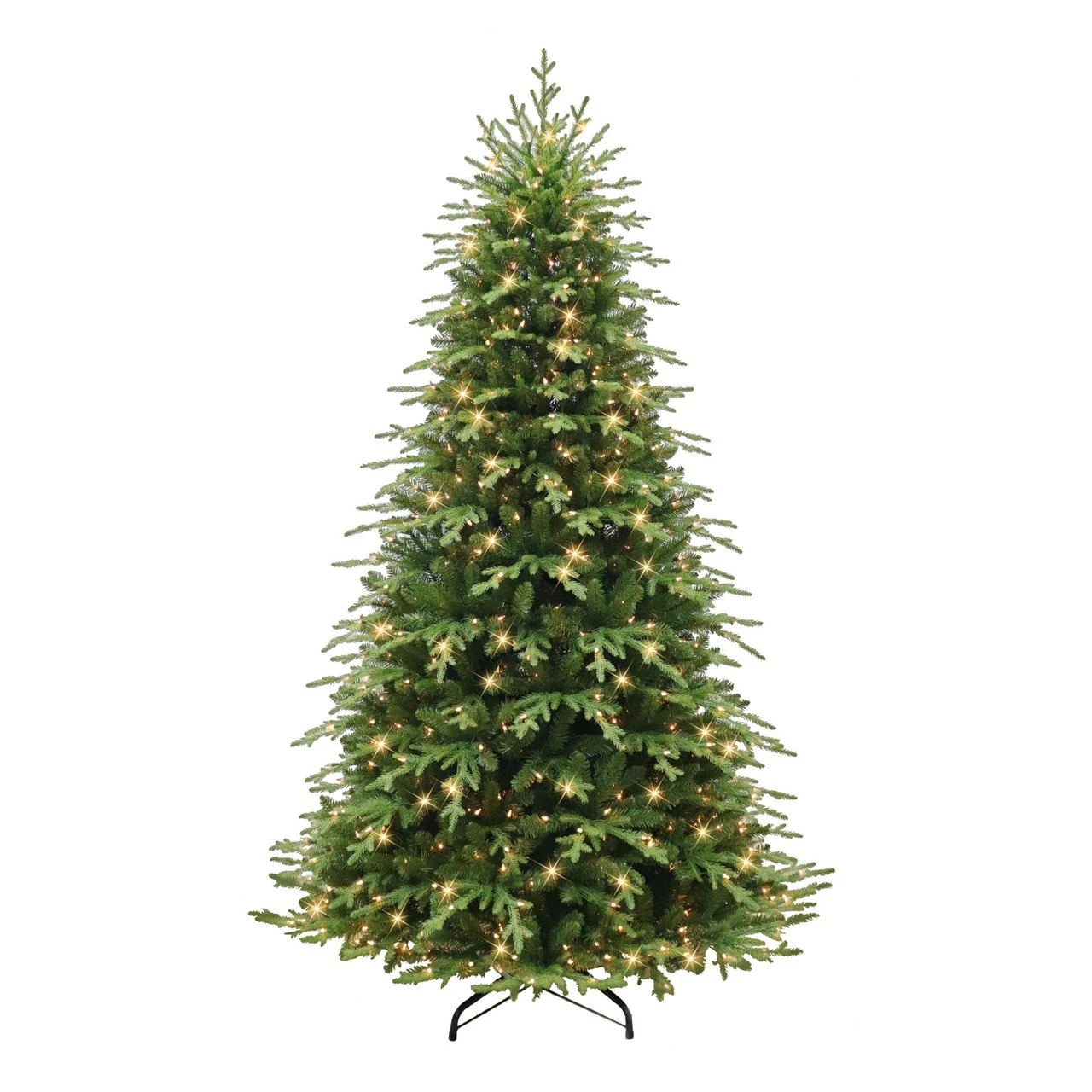 7.5' Pre-Lit Galveston Fir Artificial Christmas Tree, Clear Lights 3 7.5' Pre-Lit Galveston Fir Artificial Christmas Tree, Clear Lights