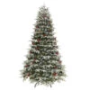 7.5' Pre-Lit Flocked Halifax Fir Artificial Christmas Tree, Clear Lights 1 7.5' Pre-Lit Flocked Halifax Fir Artificial Christmas Tree, Clear Lights -Christmas Decoration Store dpul hx 75c7 1 60191.1667544687