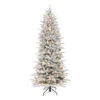 7.5' Pre-lit Flocked Northern Fir Medium Artificial Christmas Tree, Clear Lights 2 7.5' Pre-lit Flocked Northern Fir Medium Artificial Christmas Tree, Clear Lights -Christmas Decoration Store dpul nnfsl 75c4 1 03785.1688414573