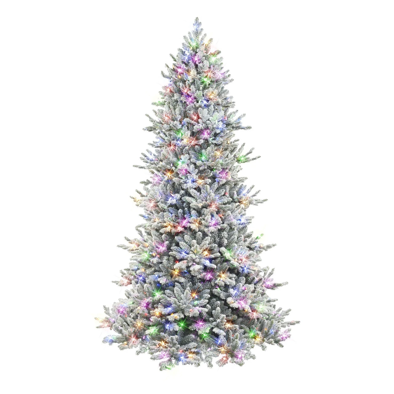 7.5' Pre-lit Flocked Royal Majestic Douglas Fir Downswept Artificial Christmas Tree, Color Select LED Lights 3 7.5' Pre-lit Flocked Royal Majestic Douglas Fir Downswept Artificial Christmas Tree, Color Select LED Lights