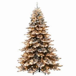 9' Pre-Lit Medium Royal Majestic Spruce Artificial Christmas Tree, Clear Lights