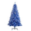 6.5' Pre-Lit Full Blue Artificial Christmas Tree, Clear Lights 2 6.5' Pre-Lit Full Blue Artificial Christmas Tree, Clear Lights -Christmas Decoration Store dpul t9612 65c3 bl 1 76472.1668756790