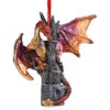 4.5" Holiday Gothic Dragon Ornament 2 4.5" Holiday Gothic Dragon Ornament -Christmas Decoration Store dragon20ornament 1 60299.1667614417