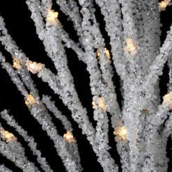 2' Pre-Lit Silver Artificial Christmas Tree, Warm White LED Lights 7 2' Pre-Lit Silver Artificial Christmas Tree, Warm White LED Lights -Christmas Decoration Store drirb20mtx69189 silv 3 40301.1686600717