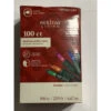 100-Count Multi Color Mini Christmas Light Set, 20.6 Ft Green Wire -Christmas Decoration Store dstar 37 340 00 99423.1667654640