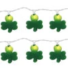 Set Of 10 Irish St. Patrick's Clover Shamrock Novelty Christmas Lights - 11 Ft White Wire 2 Set Of 10 Irish St. Patrick's Clover Shamrock Novelty Christmas Lights - 11 Ft White Wire -Christmas Decoration Store dstar 96 570 00 1 14934.1667511262