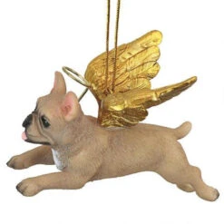 4" Flying French Bulldog Hand Painted Holiday Ornament -Christmas Decoration Store dtosc20jh170717 3 15912.1667615091