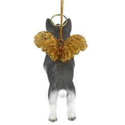 4" Flying Siberian Husky Dog Hand Painted Holiday Ornament -Christmas Decoration Store dtosc20jh170720 4 44638.1667615108