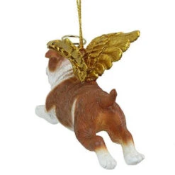 4" Flying Bulldog Puppy Hand Painted Holiday Ornament -Christmas Decoration Store dtosc20jh170733 4 33915.1667615220