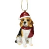 3.5" Sitting Beagle Dog Hand Painted Holiday Ornament 1 3.5" Sitting Beagle Dog Hand Painted Holiday Ornament -Christmas Decoration Store dtosc jh576327 1 12125.1667614696