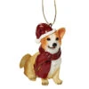 3.5" Sitting Welsh Corgi Dog Hand Painted Holiday Ornament 2 3.5" Sitting Welsh Corgi Dog Hand Painted Holiday Ornament -Christmas Decoration Store dtosc jh576337 1 33379.1667614658