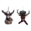Set Of 2 Gray And Red Reindeer Christmas Ornaments 7" 2 Set Of 2 Gray And Red Reindeer Christmas Ornaments 7" -Christmas Decoration Store dtpac y5174zu 80409.1667666334