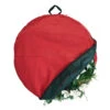 30" Red Unique Christmas Wreath Storage Bag With Direct Suspend 2 30" Red Unique Christmas Wreath Storage Bag With Direct Suspend -Christmas Decoration Store dvlc sb 10154 rs 1 69495.1686180047