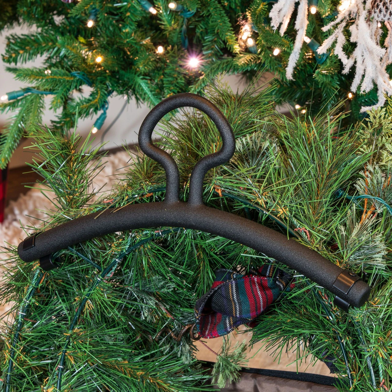 36" Green Unique Christmas Wreath Storage Bag With Removable Handle 9 36" Green Unique Christmas Wreath Storage Bag With Removable Handle - Image 7