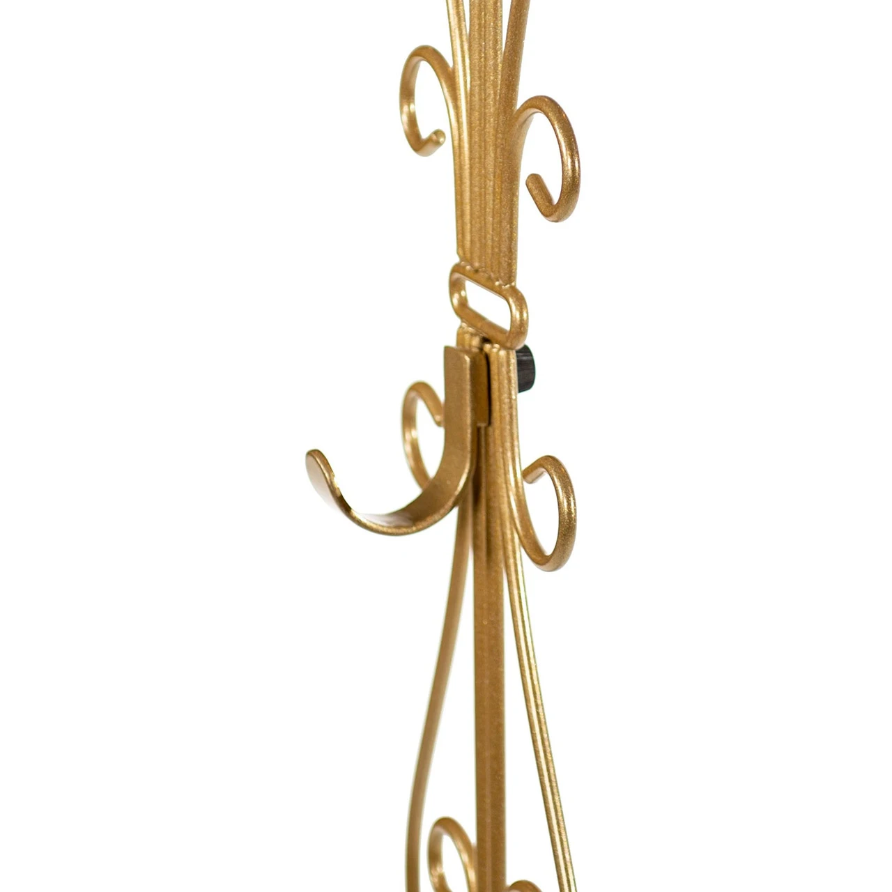 19.5" Gold Decorative Adjustable Wreath Hanger 8 19.5" Gold Decorative Adjustable Wreath Hanger - Image 6