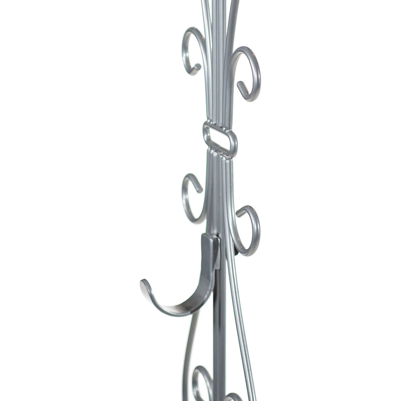 19.5" Silver Decorative Adjustable Wreath Hanger 9 19.5" Silver Decorative Adjustable Wreath Hanger - Image 7