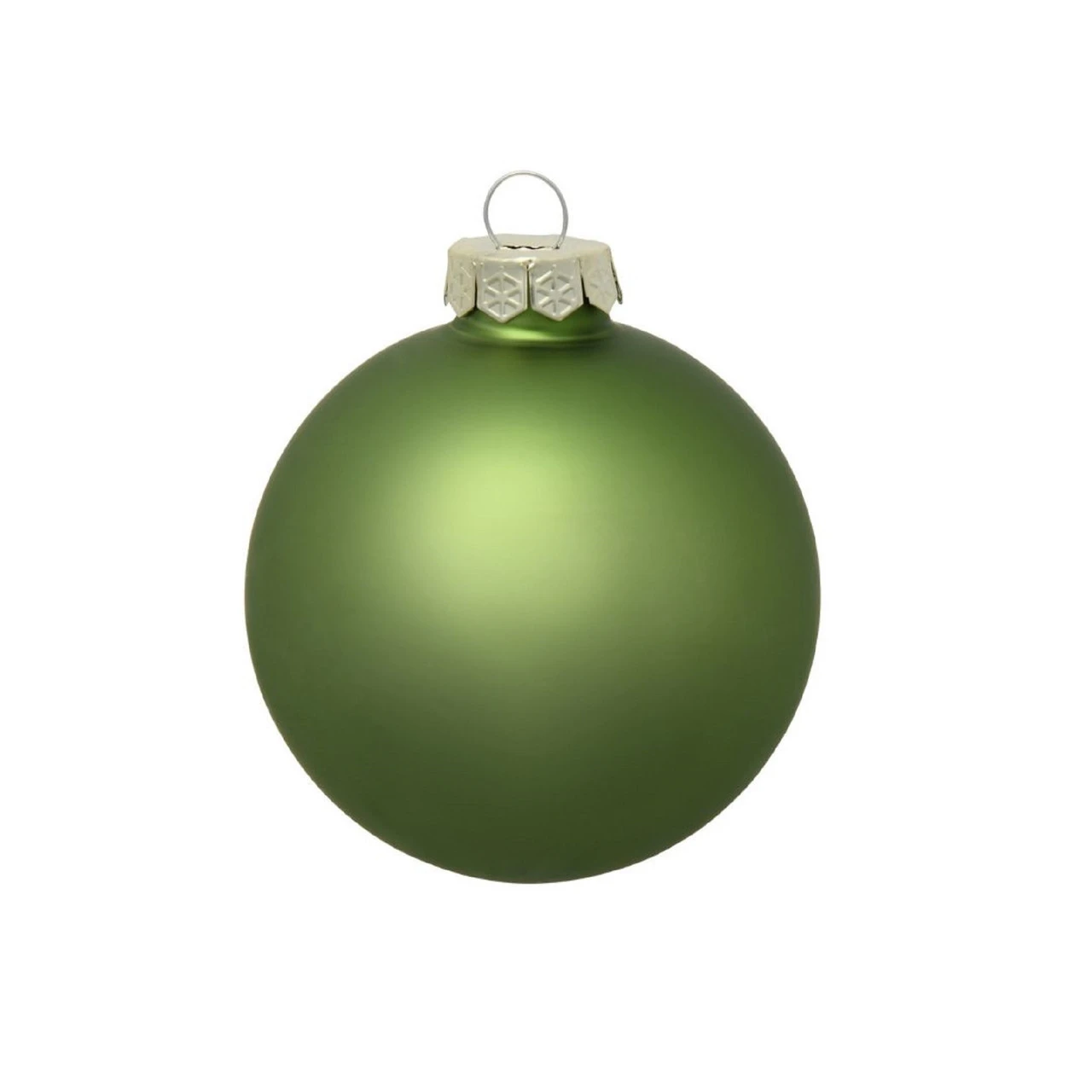 40ct Lime Green Glass Matte Finish Christmas Ball Ornaments 1.5" (40mm) 3 40ct Lime Green Glass Matte Finish Christmas Ball Ornaments 1.5" (40mm)