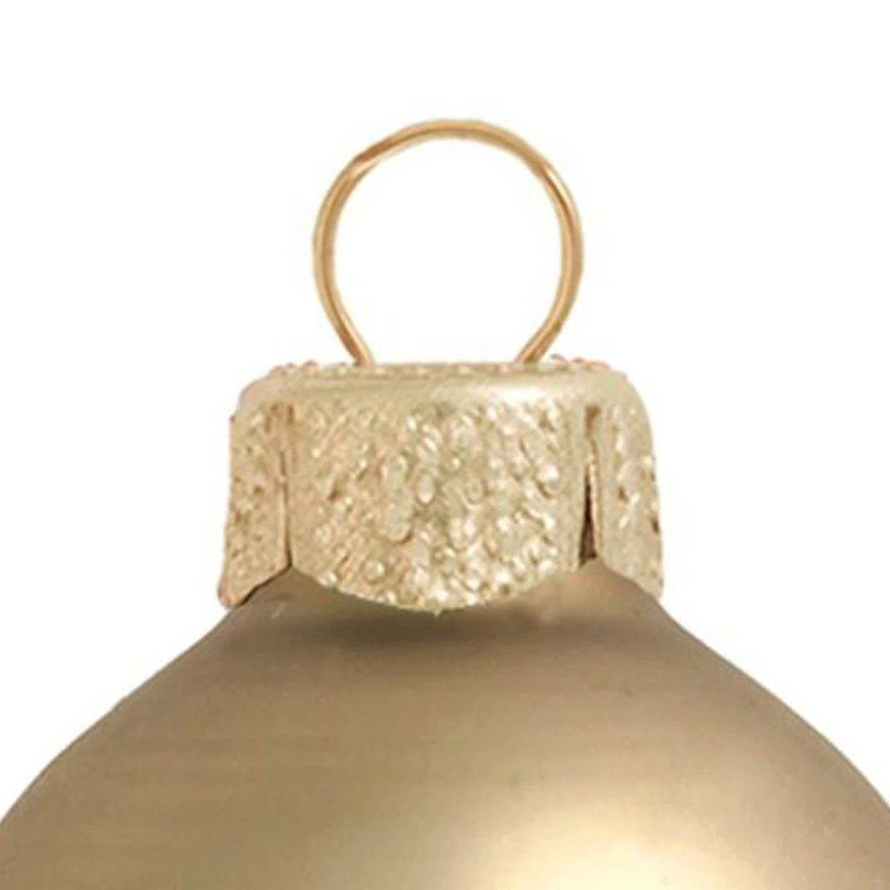 4ct Gold Matte Finish Christmas Ball Ornaments 4.75" (120mm) 5 4ct Gold Matte Finish Christmas Ball Ornaments 4.75" (120mm) - Image 3
