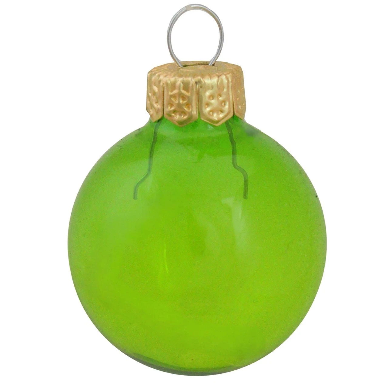 4ct Green Clear Glass Christmas Ball Ornaments 4.75" (120mm) 3 4ct Green Clear Glass Christmas Ball Ornaments 4.75" (120mm)