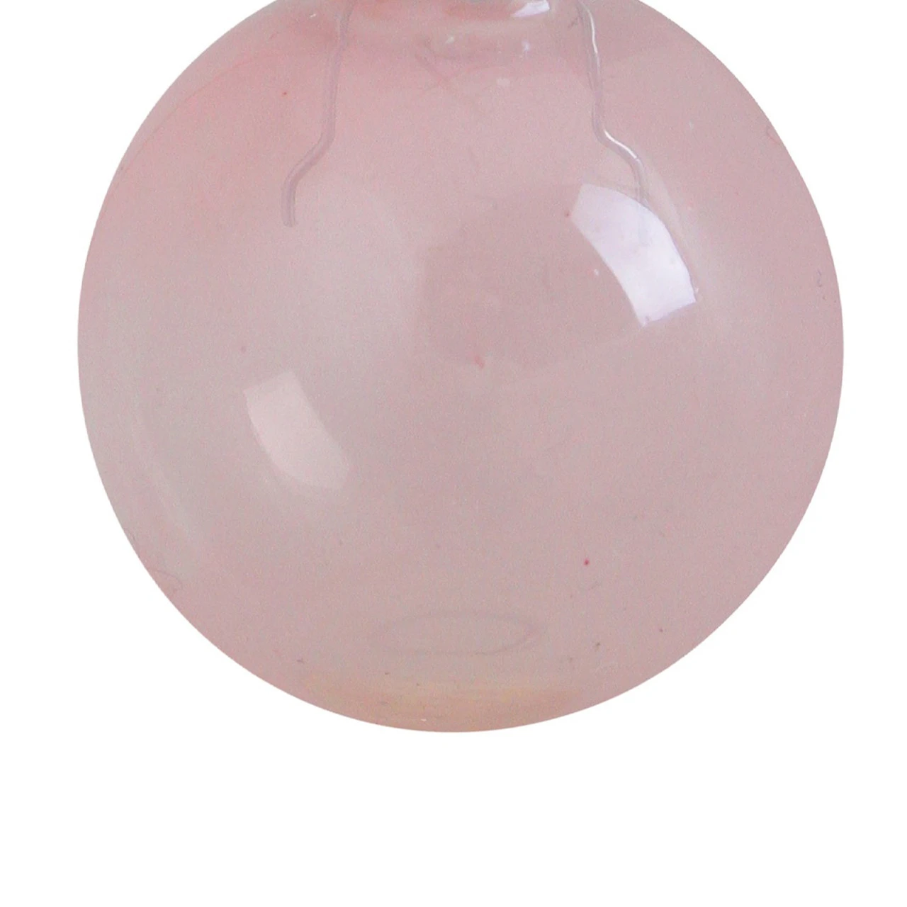 28ct Pink Clear Glass Christmas Ball Ornaments 2" (50mm) 4 28ct Pink Clear Glass Christmas Ball Ornaments 2" (50mm) - Image 2
