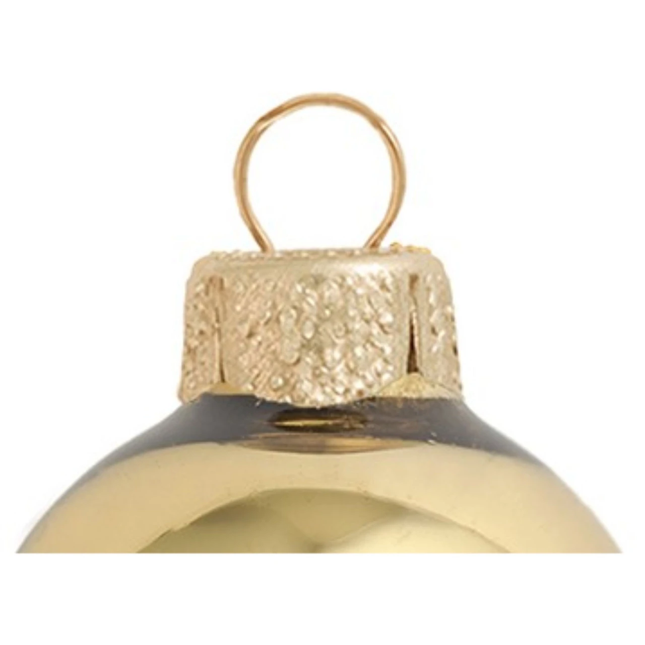 4ct Shiny Antique Gold Glass Ball Christmas Ornaments 4.75" (120mm) 5 4ct Shiny Antique Gold Glass Ball Christmas Ornaments 4.75" (120mm) - Image 3